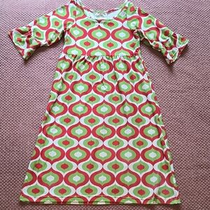 Lolly Wolly Doodle Vibrant Patterned Holiday Dress